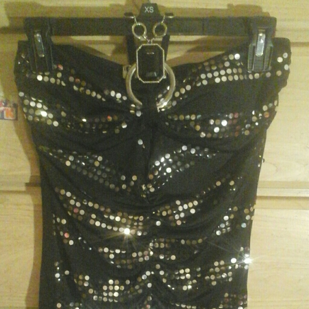 Halter top minidress